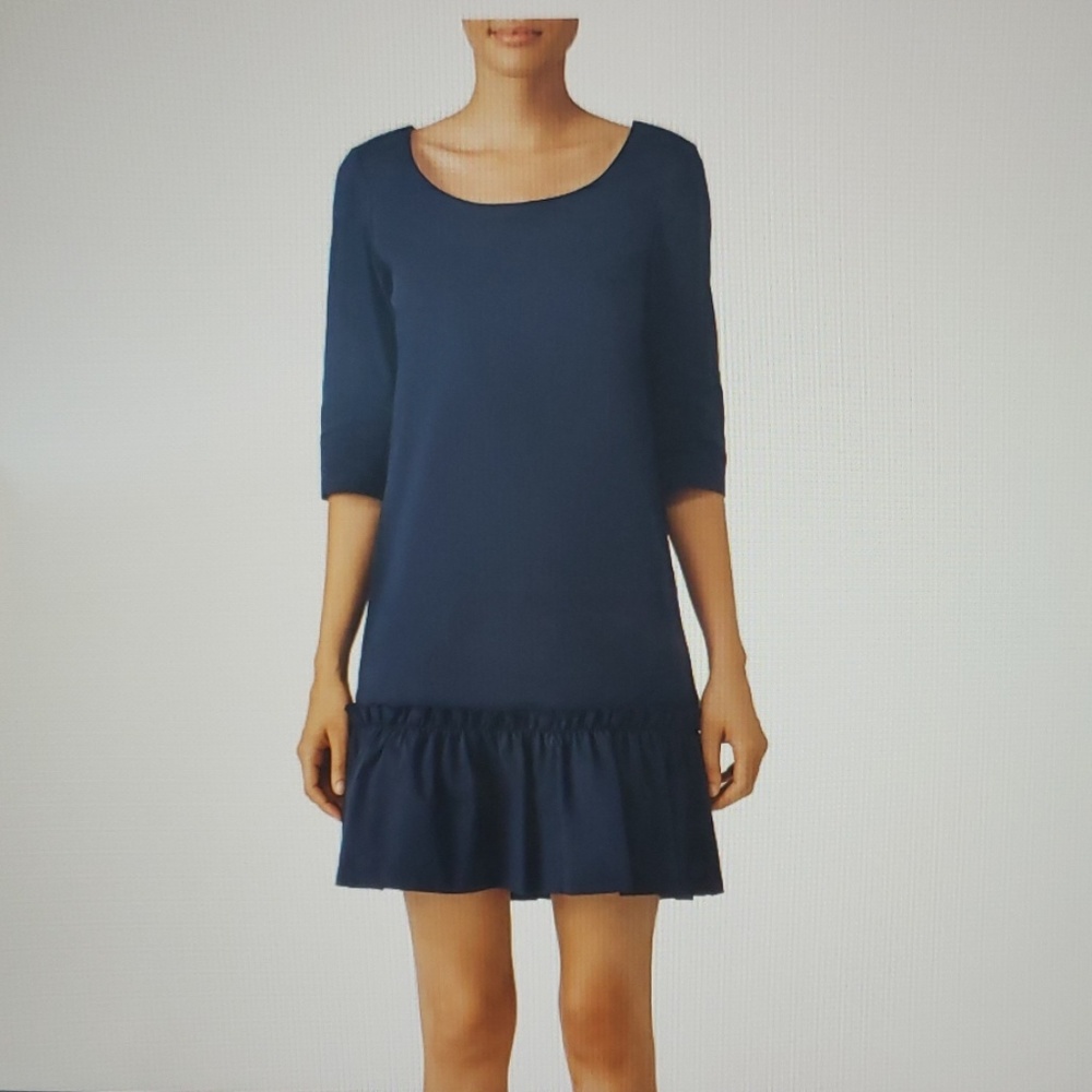 Paper Crown Navy Florence Dress